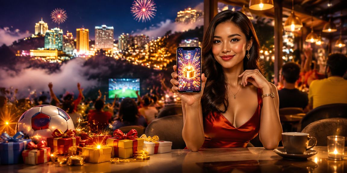 Gambaran pengguna melayari kasino sk2 menggunakan telefon pintar di Genting Highlands